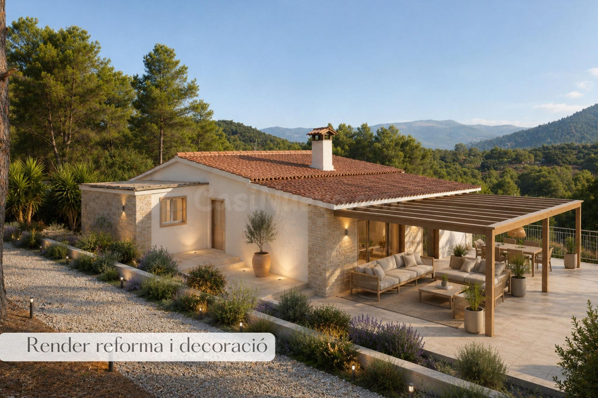 Casa con encanto, amplio terreno y múltiples posibilidades e