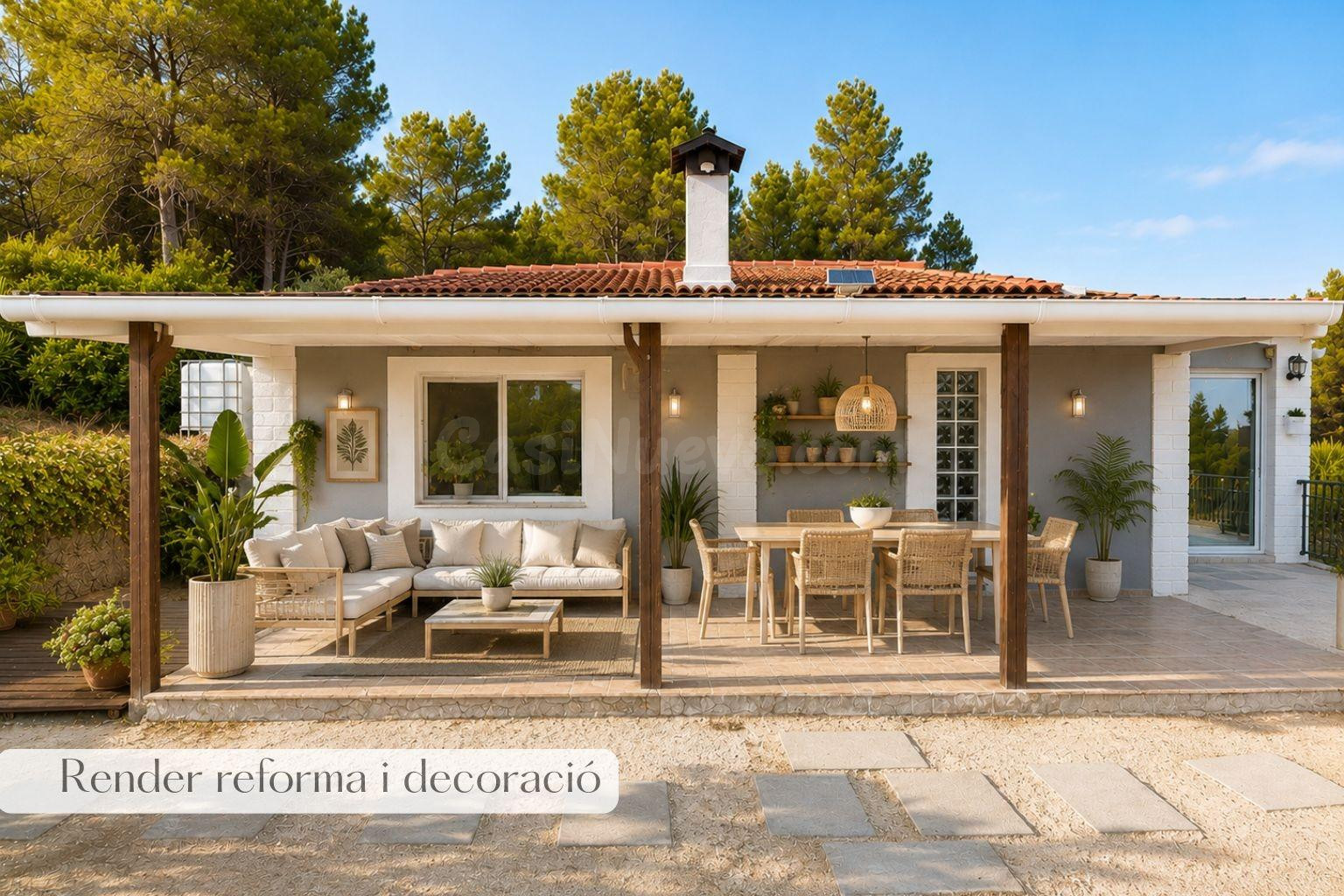 Casa con encanto, amplio terreno y múltiples posibilidades e - foto 3