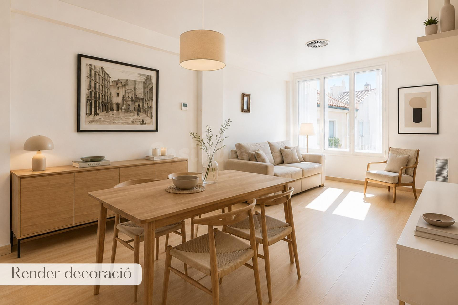 Ático reformado con espectacular terraza de 40 m2 en pleno c - foto 2
