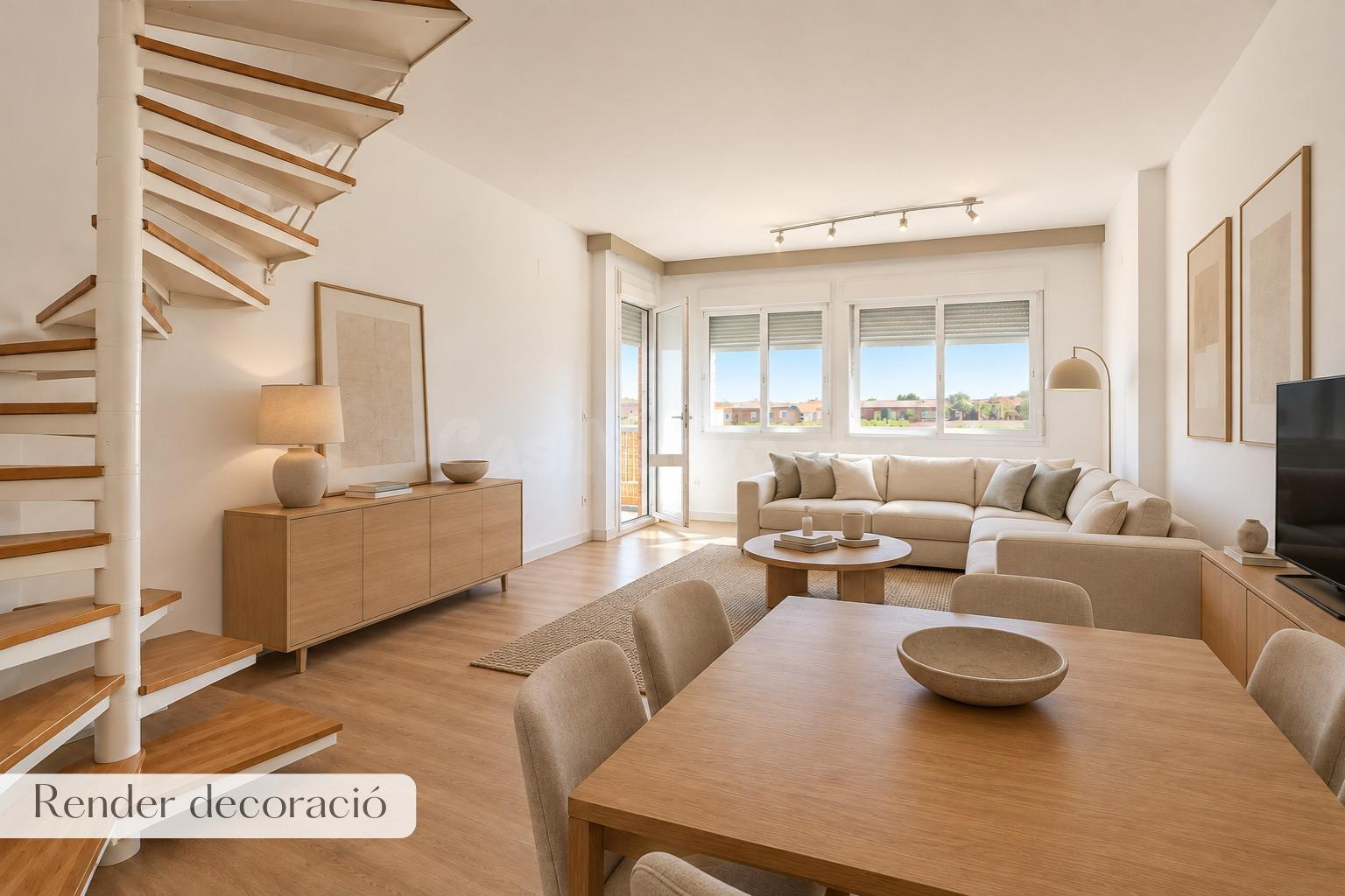 Dúplex reformado con terraza, parking y piscina comunitaria - foto 4