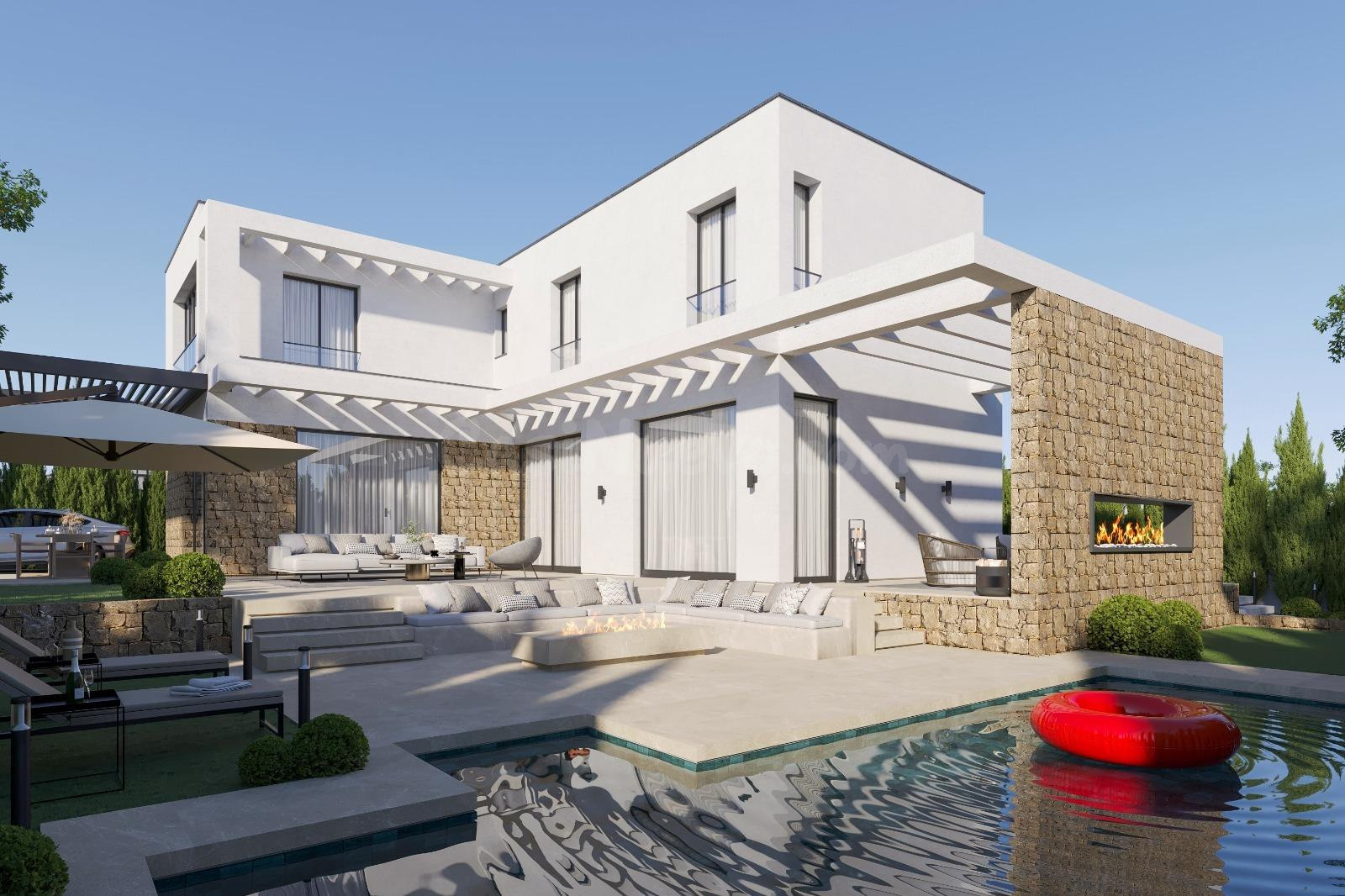 VIVIENDA MODERNA DE DOS ALTURAS CON PISCINA EN LA ELIANA