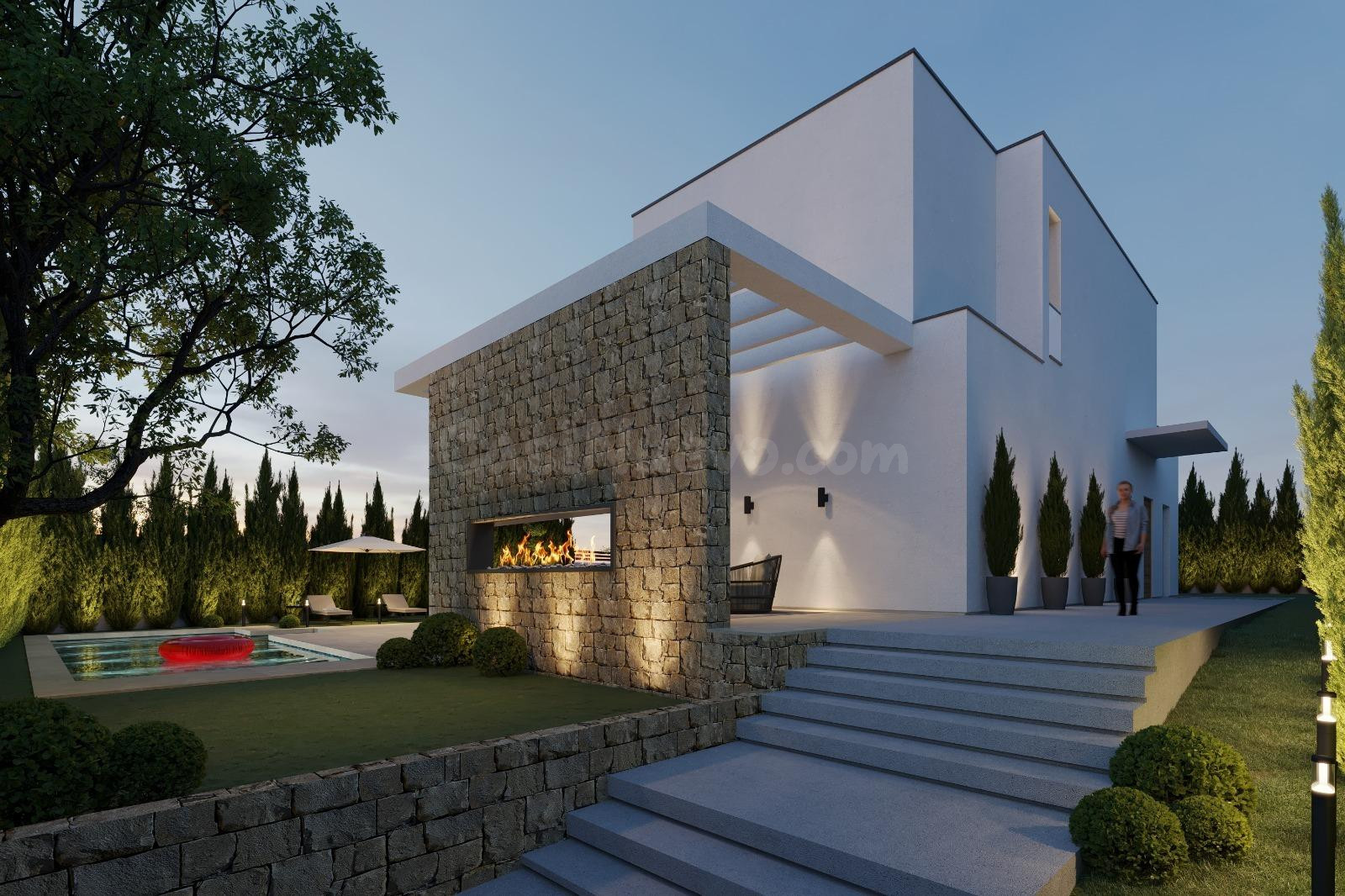 VIVIENDA MODERNA DE DOS ALTURAS CON PISCINA EN LA ELIANA - foto 4