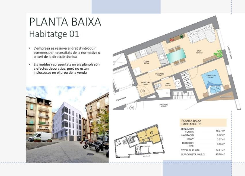 PROMOCIÓ D'OBRA NOVA AL CENTRE DE MANRESA! PISOS D'UNA I DUE