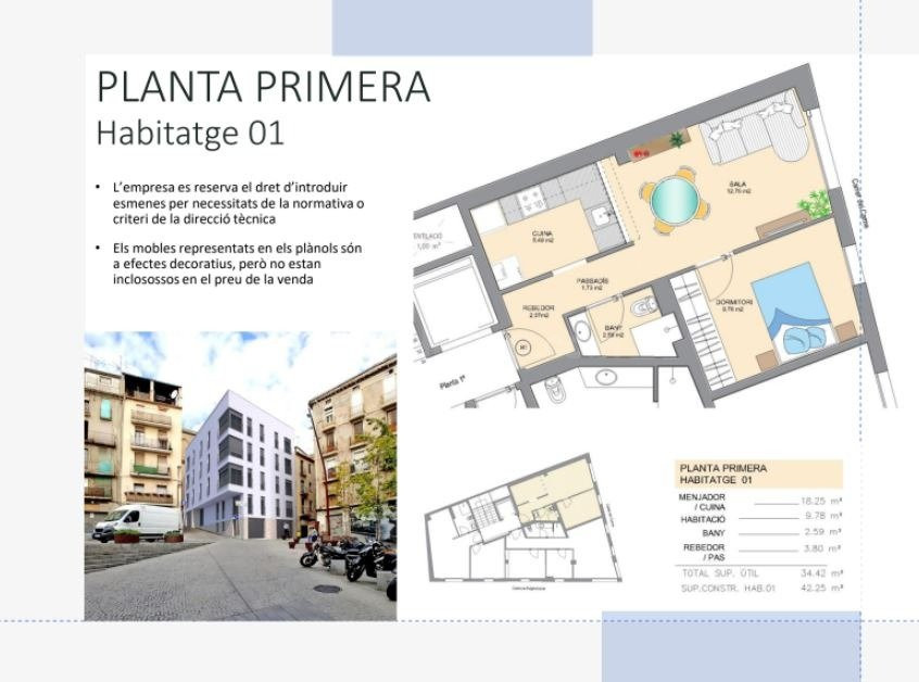 PROMOCIÓ D'OBRA NOVA AL CENTRE DE MANRESA! PISOS D'UNA I DUE - foto 3