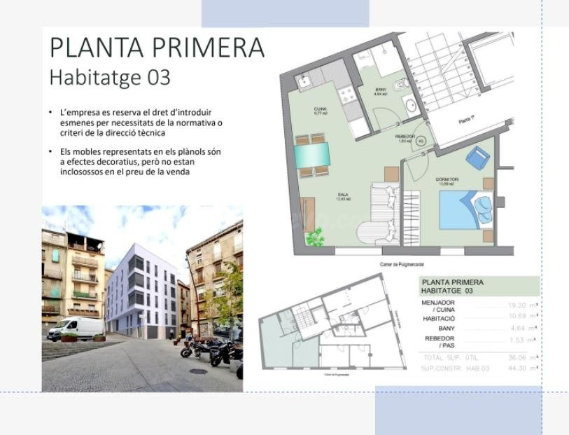 PROMOCIÓ D'OBRA NOVA AL CENTRE DE MANRESA! PISOS D'UNA I DUE - foto 5