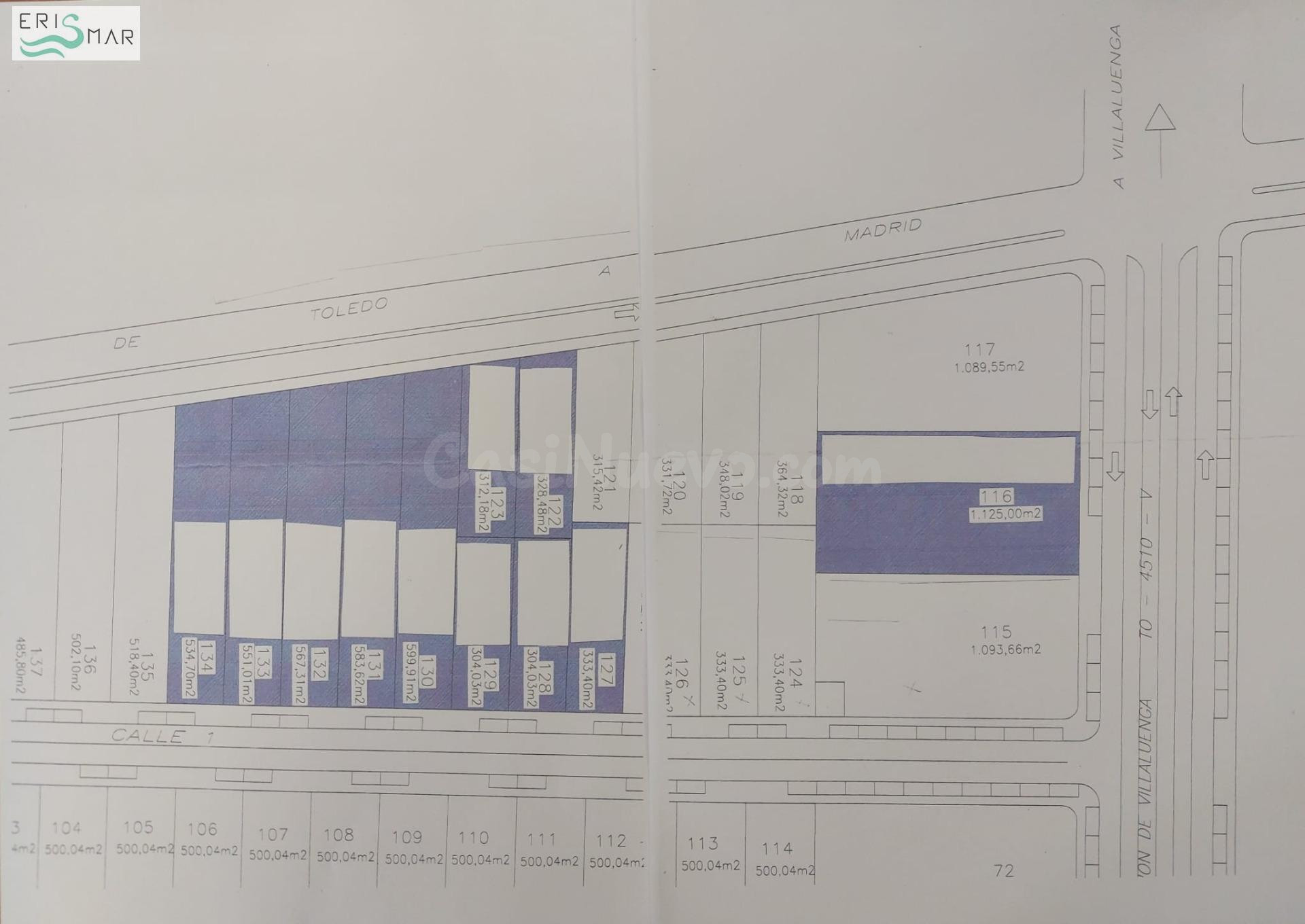 PARCELAS INDUSTRIALES EN VENTA – VILLALUENGA DE LA SAGRA (TOLEDO)