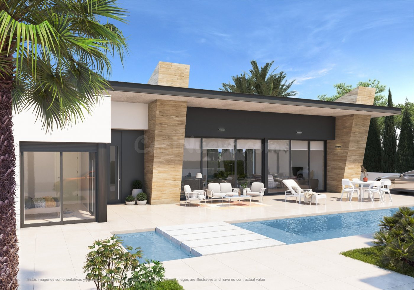 VILLAS DE OBRA NUEVA EN CIUDAD QUESADA - foto 2
