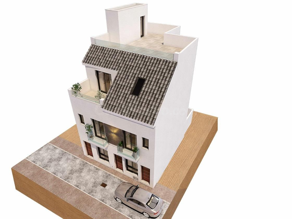 Parcela urbana para 3 viviendas con 3 parkings incluidos con - foto 4