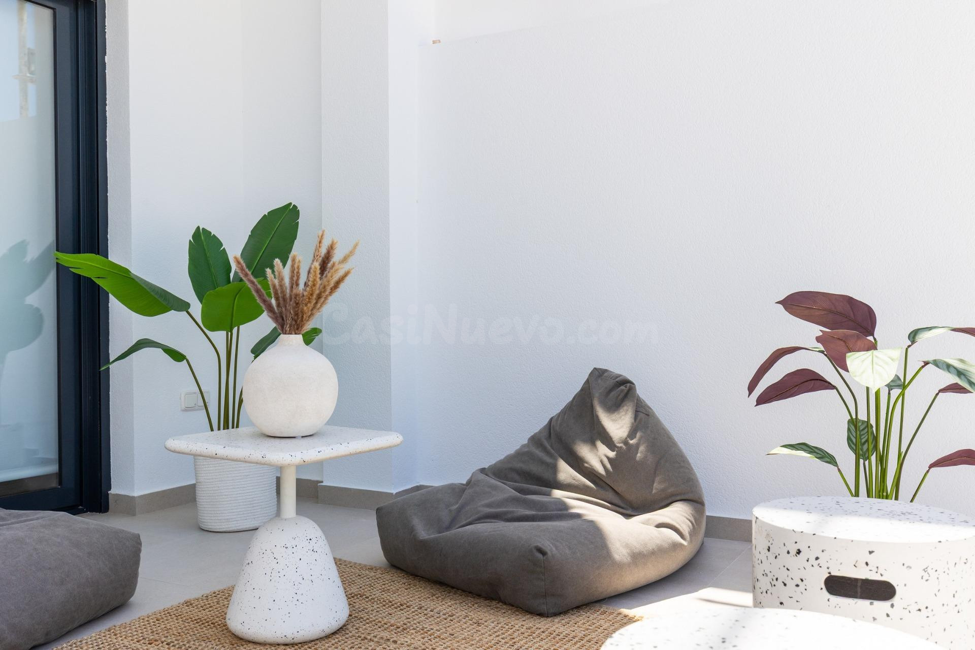 Modernas casas adosadas con solárium y sótano en Rafal, Alic - foto 4
