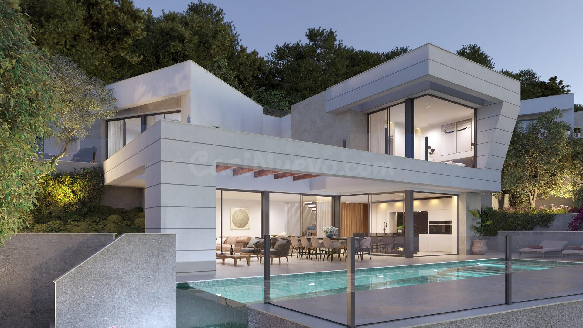EXCLUSIVA VILLA DE LUJO CON PISCINA PRIVADA EN PINARES DE SA - foto 3