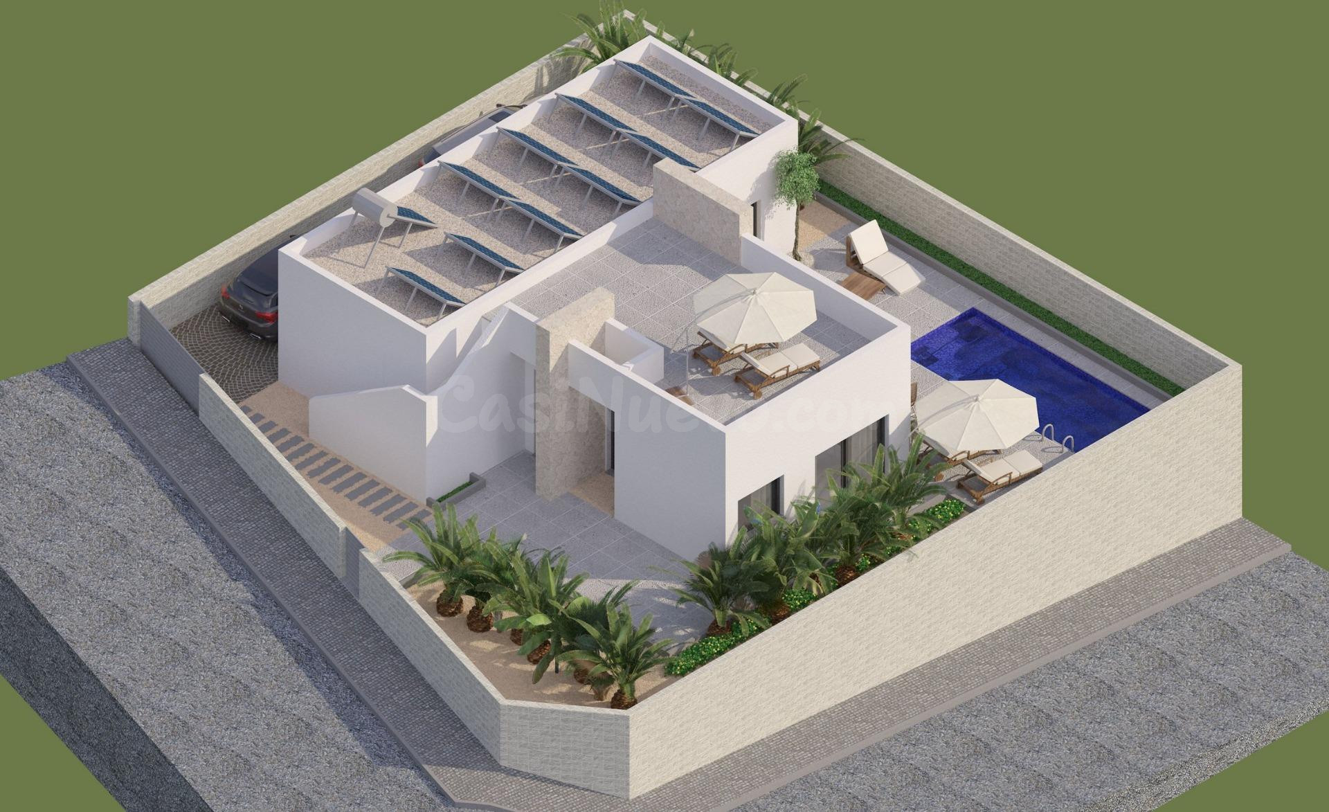 VILLA MODERNA DE NUEVA CONSTRUCCIÓN EN BENIJOFAR - foto 4