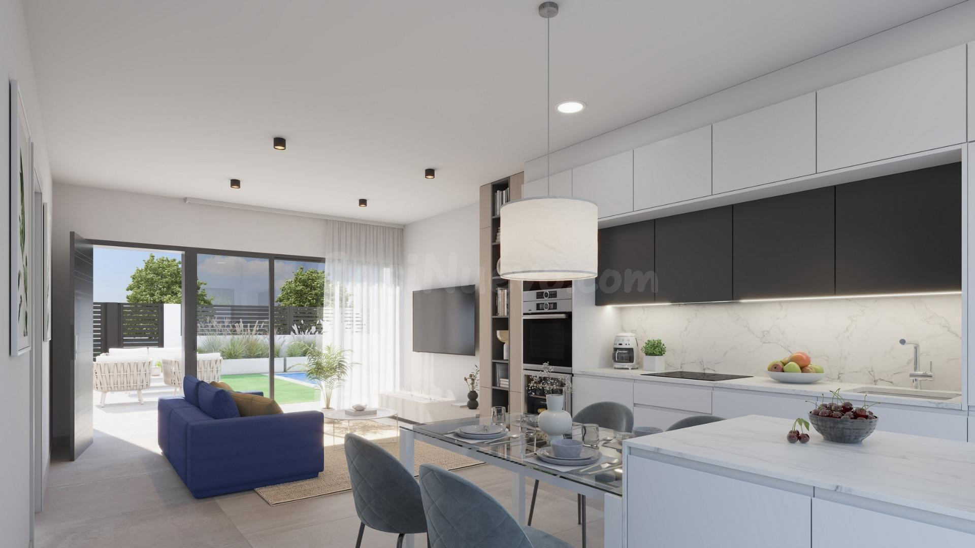 VILLAS DE OBRA NUEVA EN LOS ALCAZARES - foto 2