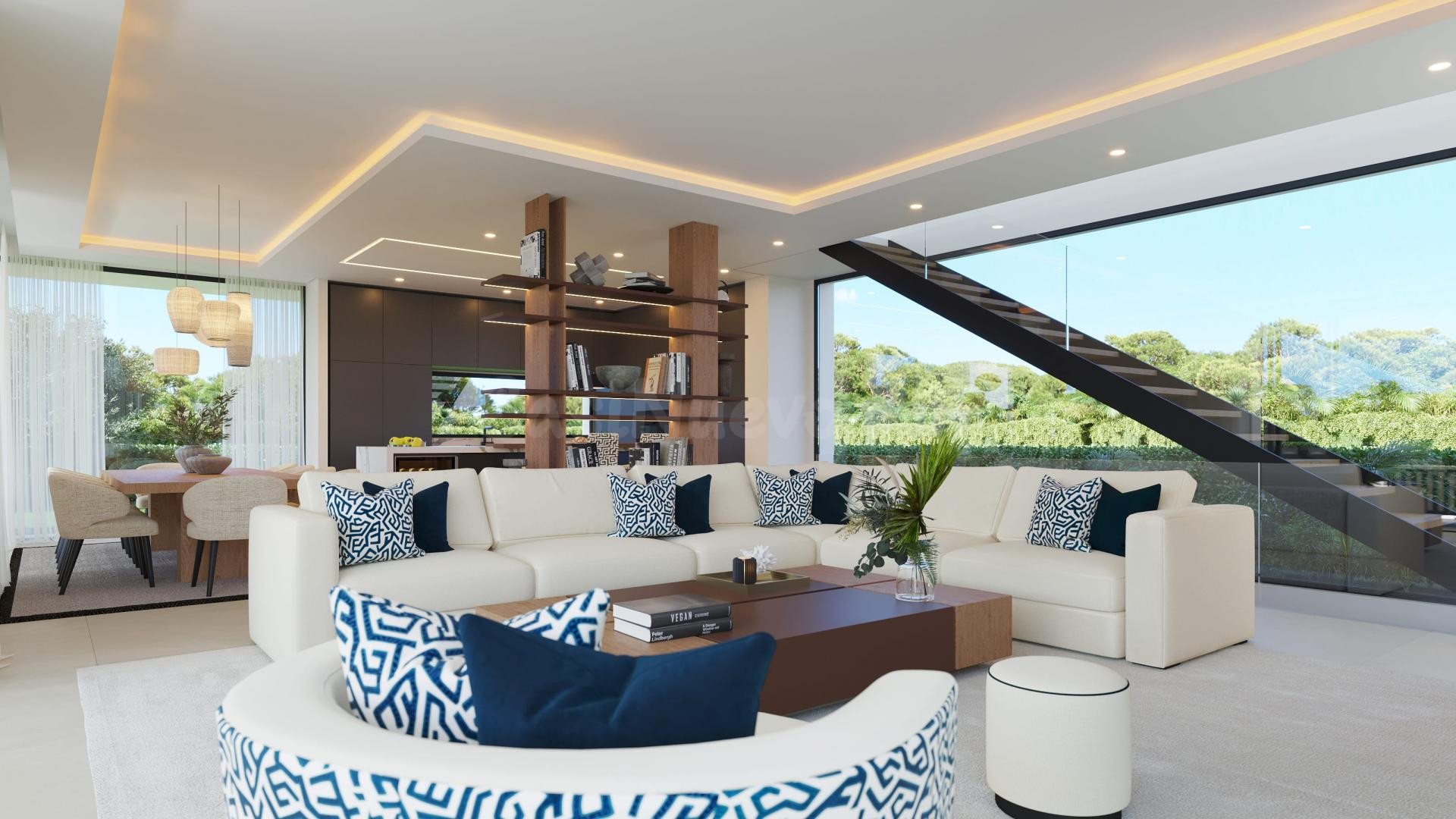 Contemporary New-Build Villa with Sea and Golf Views in Arto