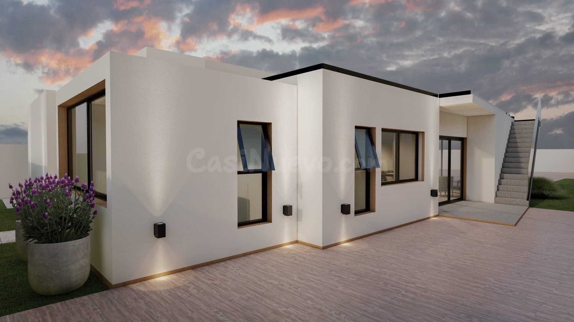 Villa de estilo ibicenco en un tranquilo pueblo español - foto 2