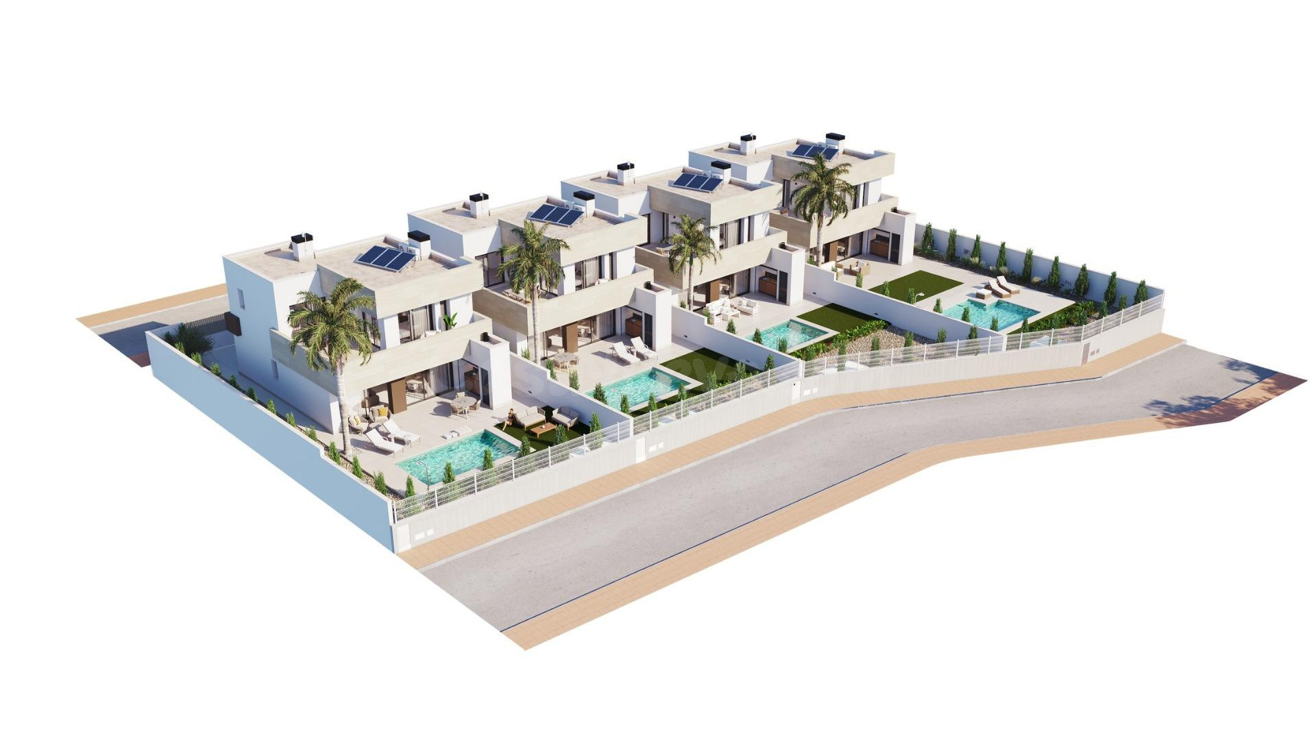 Modernas villas de nueva construcción cerca de la playa en S - foto 3