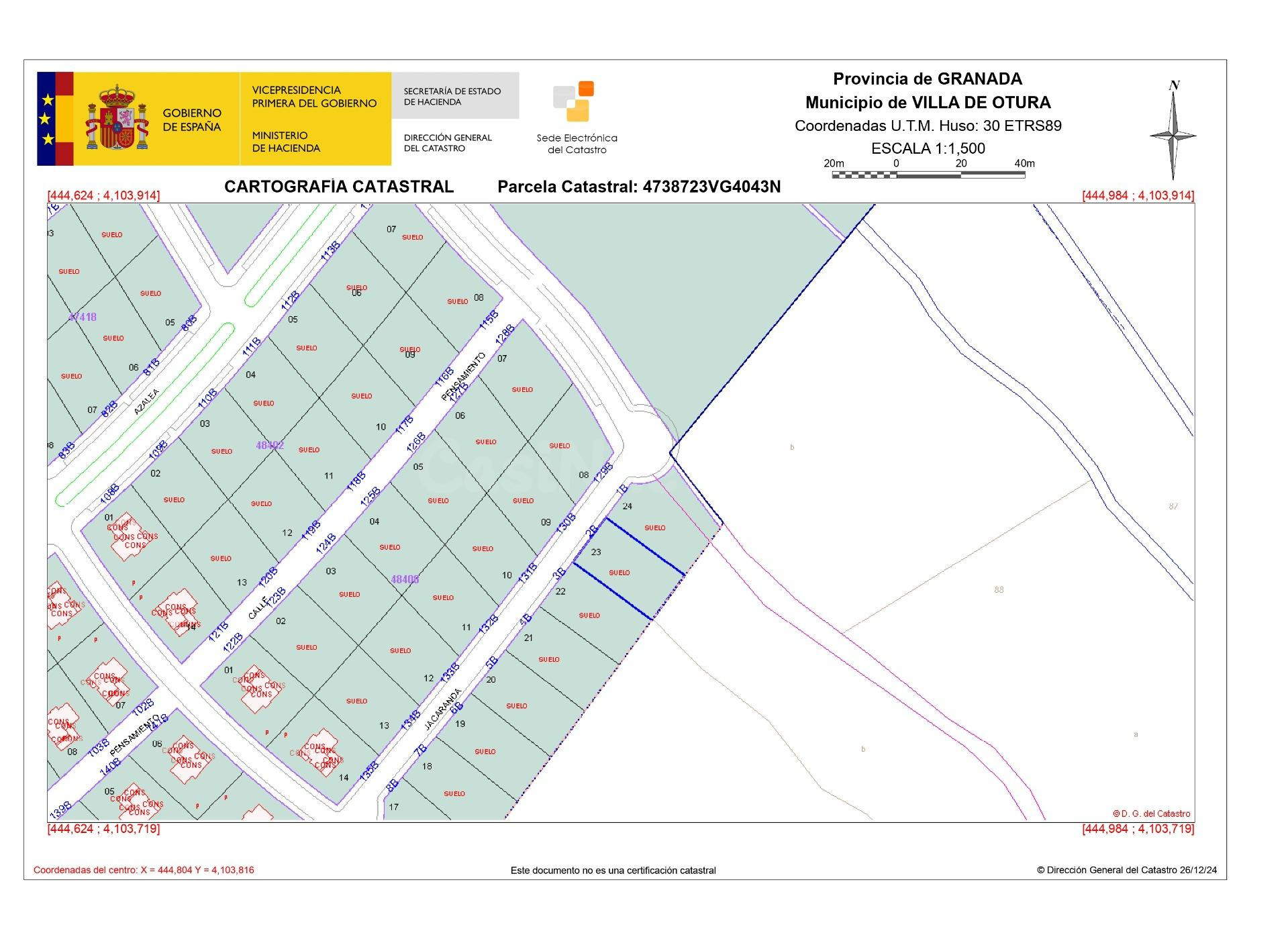 Venta de parcela urbana en Otura (Zona Santa Clara Golf) - foto 3