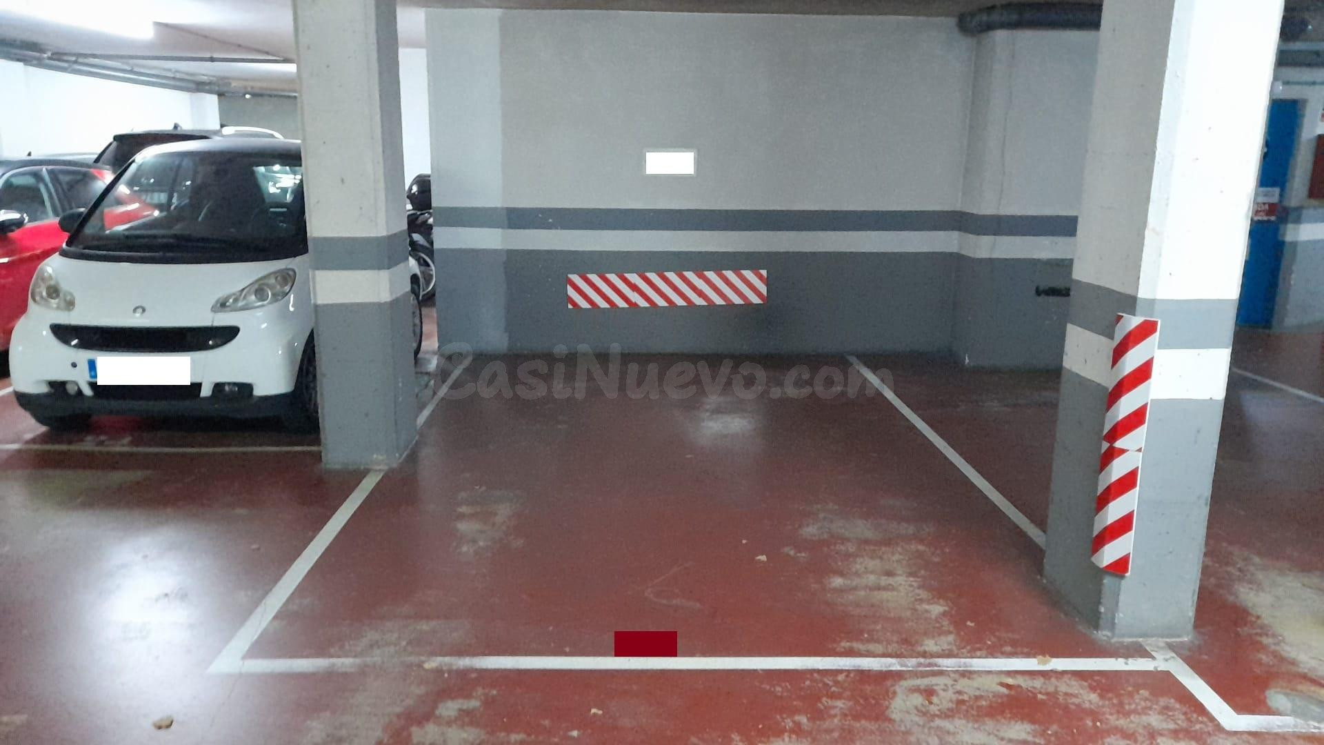 Plaza de parking en la Riera de Mataró
