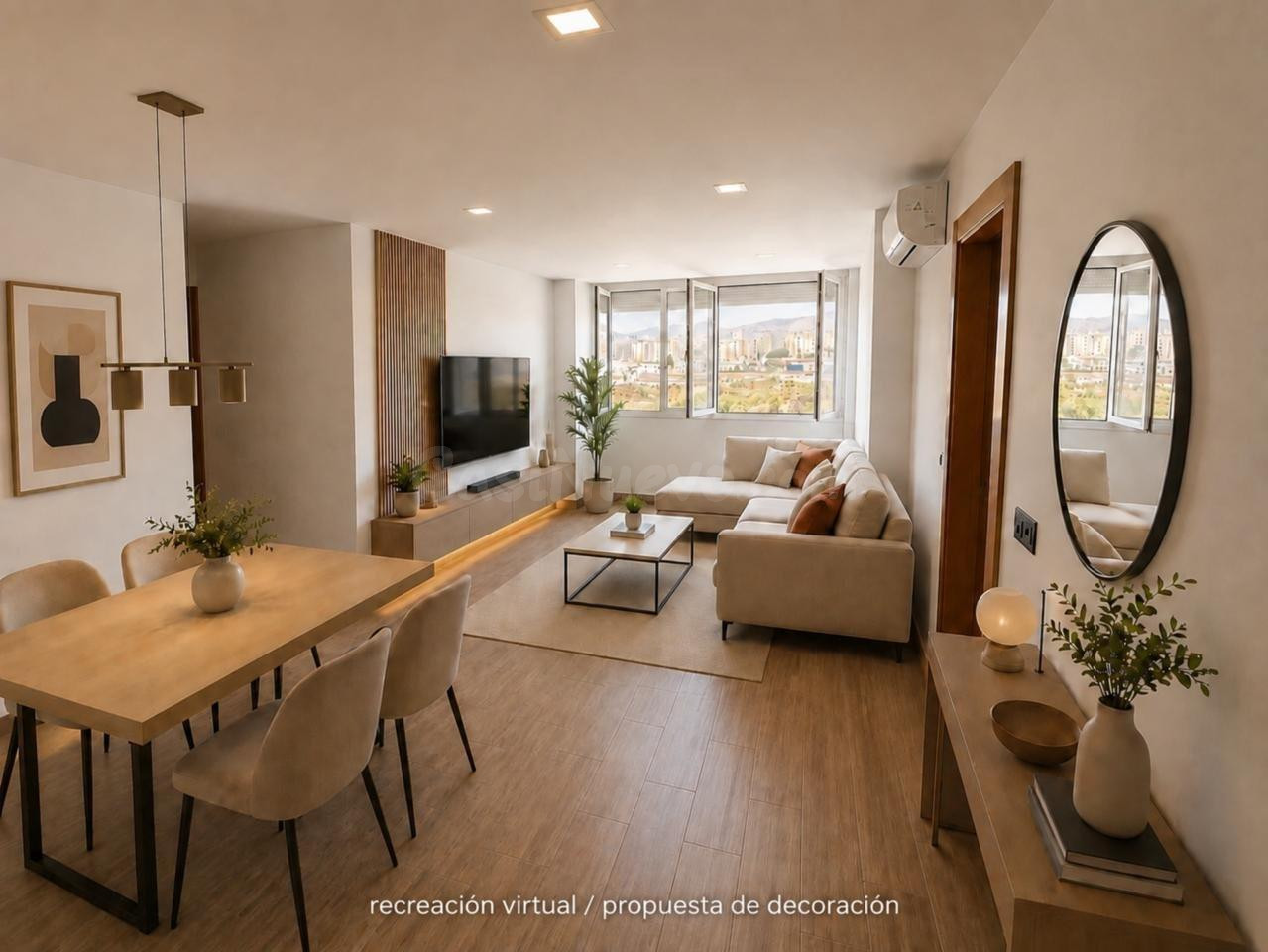 LUMINOSA VIVIENDA CON VISTAS PANORÁMICAS A MÁLAGA, JUNTO A A