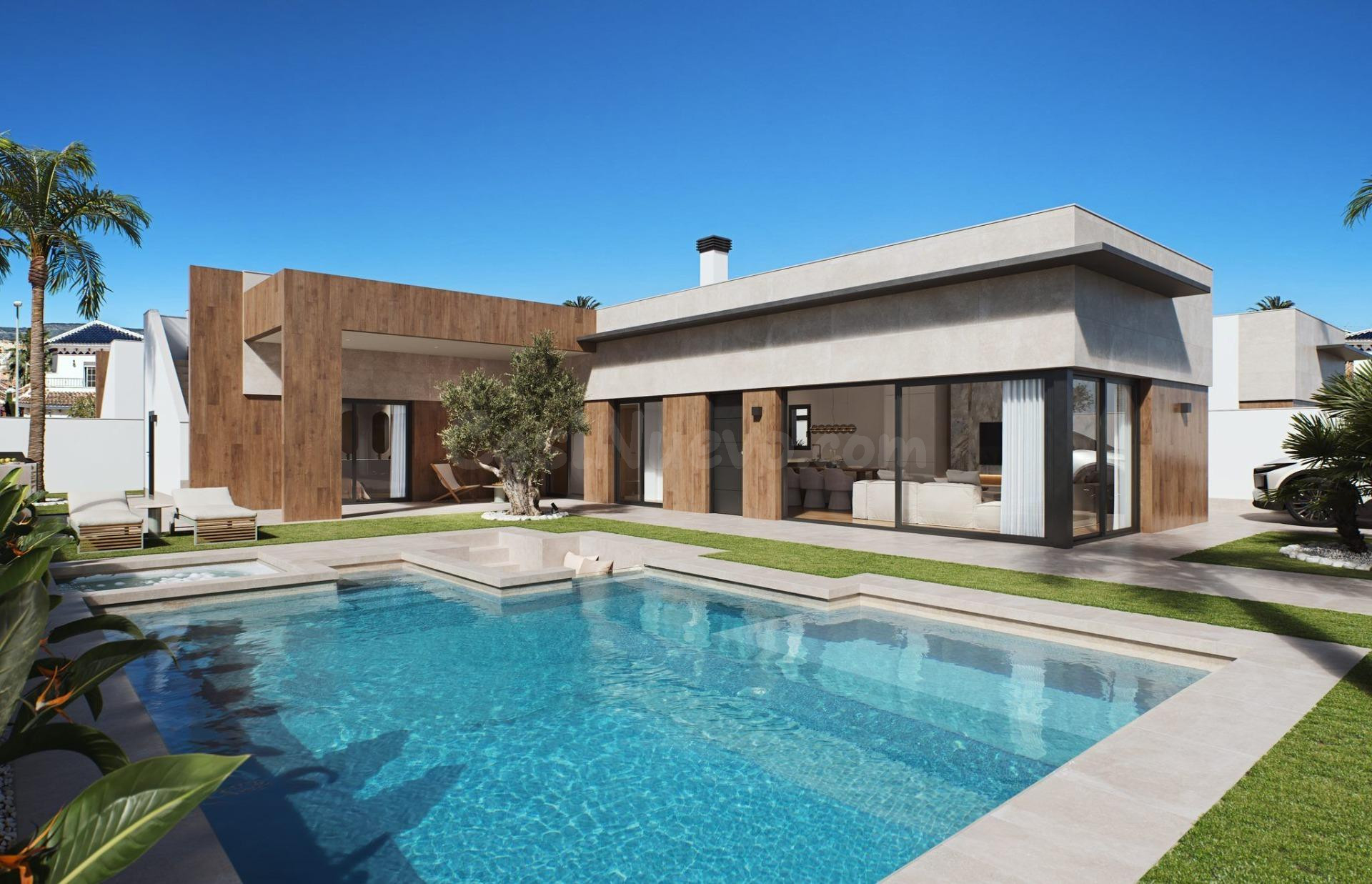 Villas de lujo de nueva construcción en Sucina con piscina p
