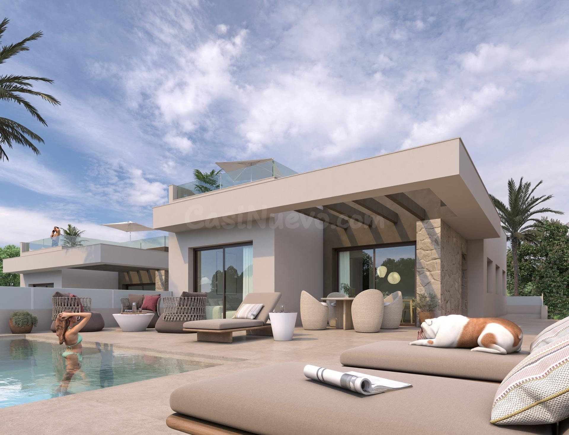 Villas de nueva construcción en venta en Benijófar, cerca de