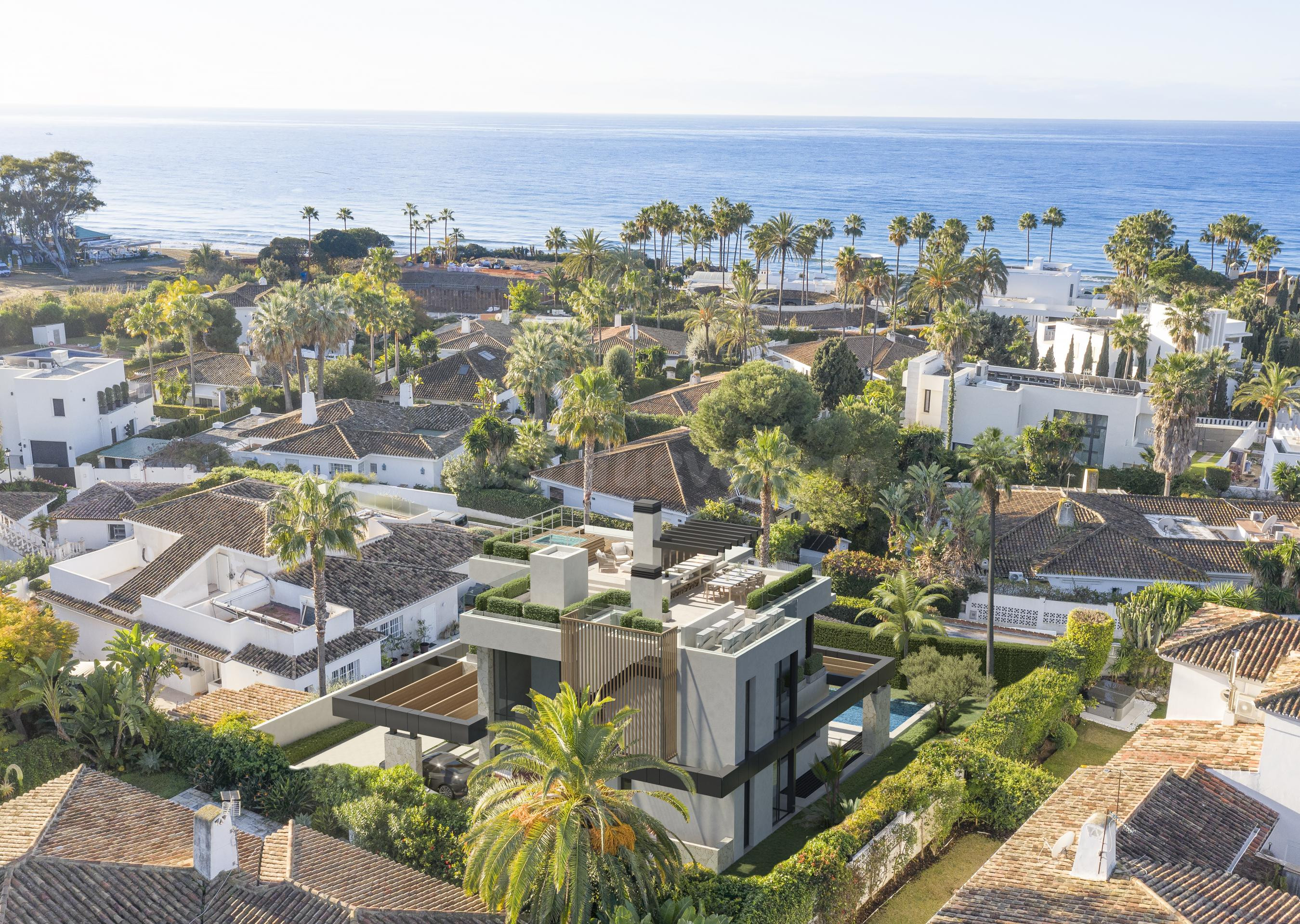 Luxury Villa Under Construction with Sea Views in Los Monter - foto 2