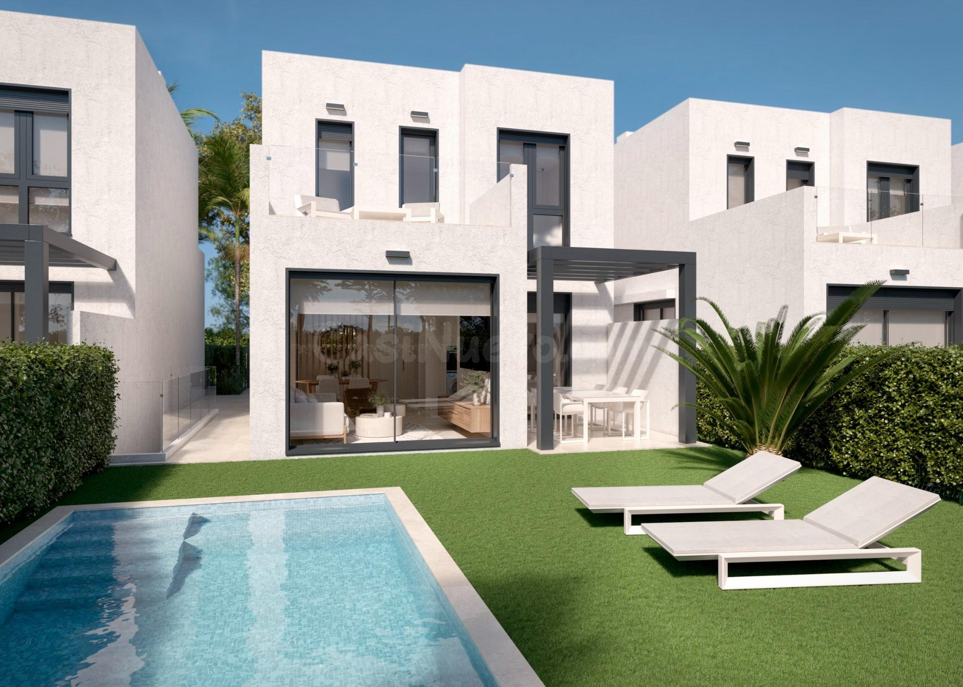 Villas de nueva construcción con piscina privada en Santa Ro