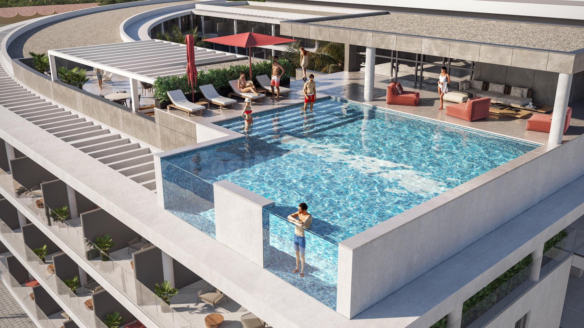 "Donde el Atlántico amanece en tu terraza: Resort Residencia