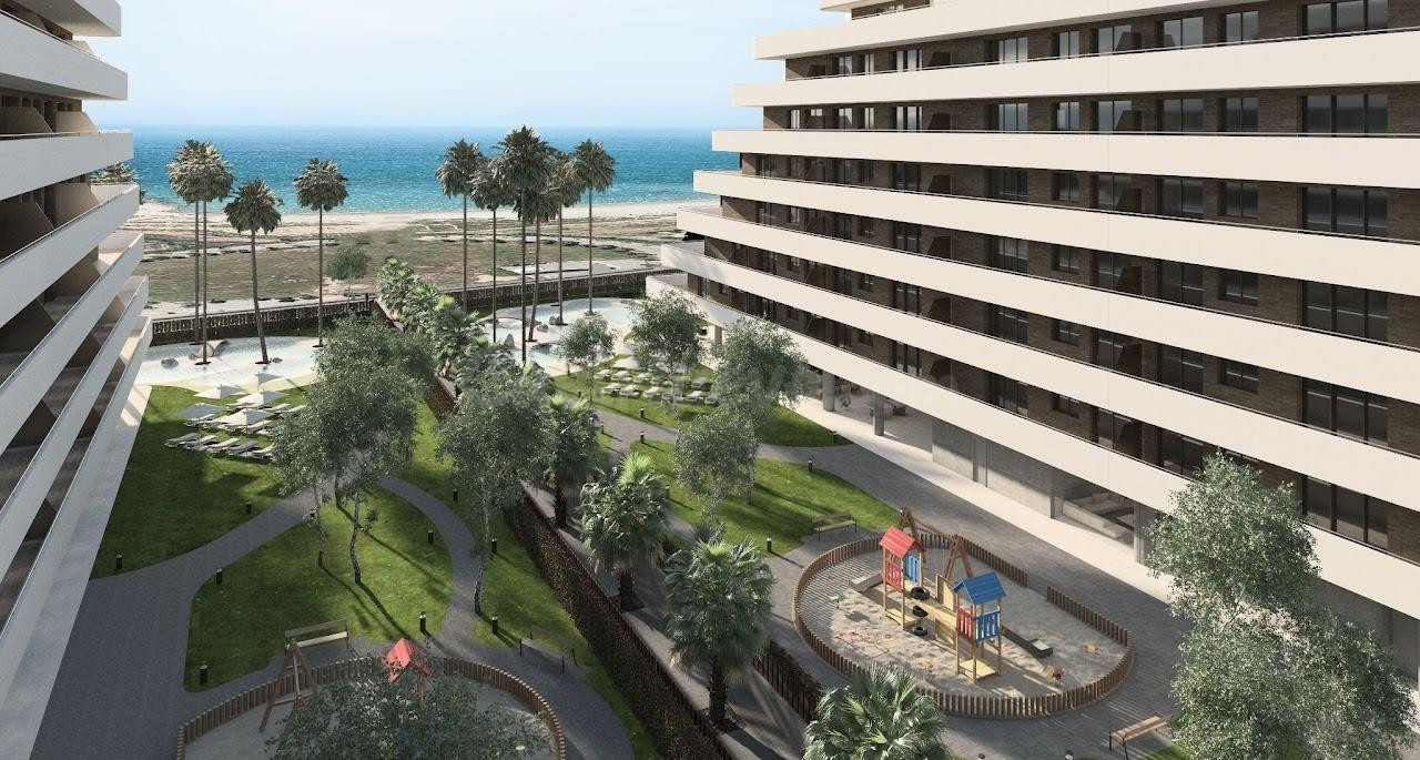 Apartamentos de nueva construcción en primera línea de playa