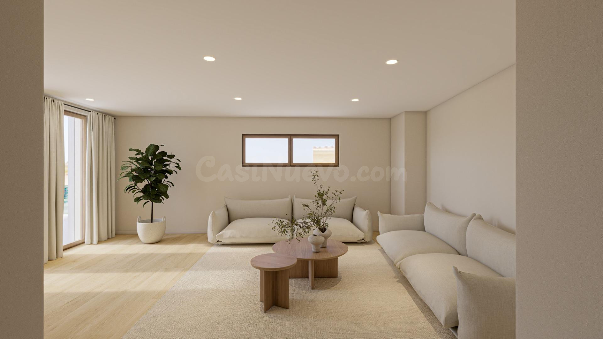 Duplex con garage en el centro de Muro