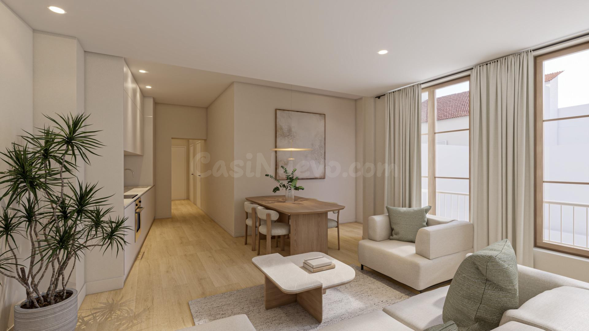 Duplex con garage en el centro de Muro