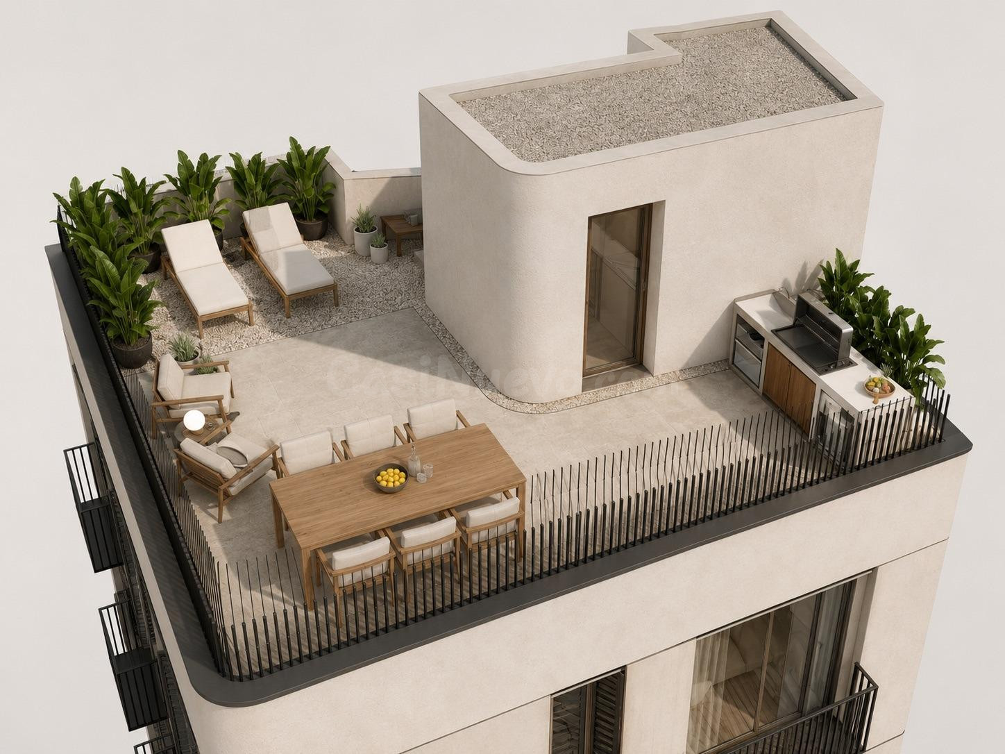 Parcela urbana en esquina con proyecto y licencia en Santa Catalina, Palma