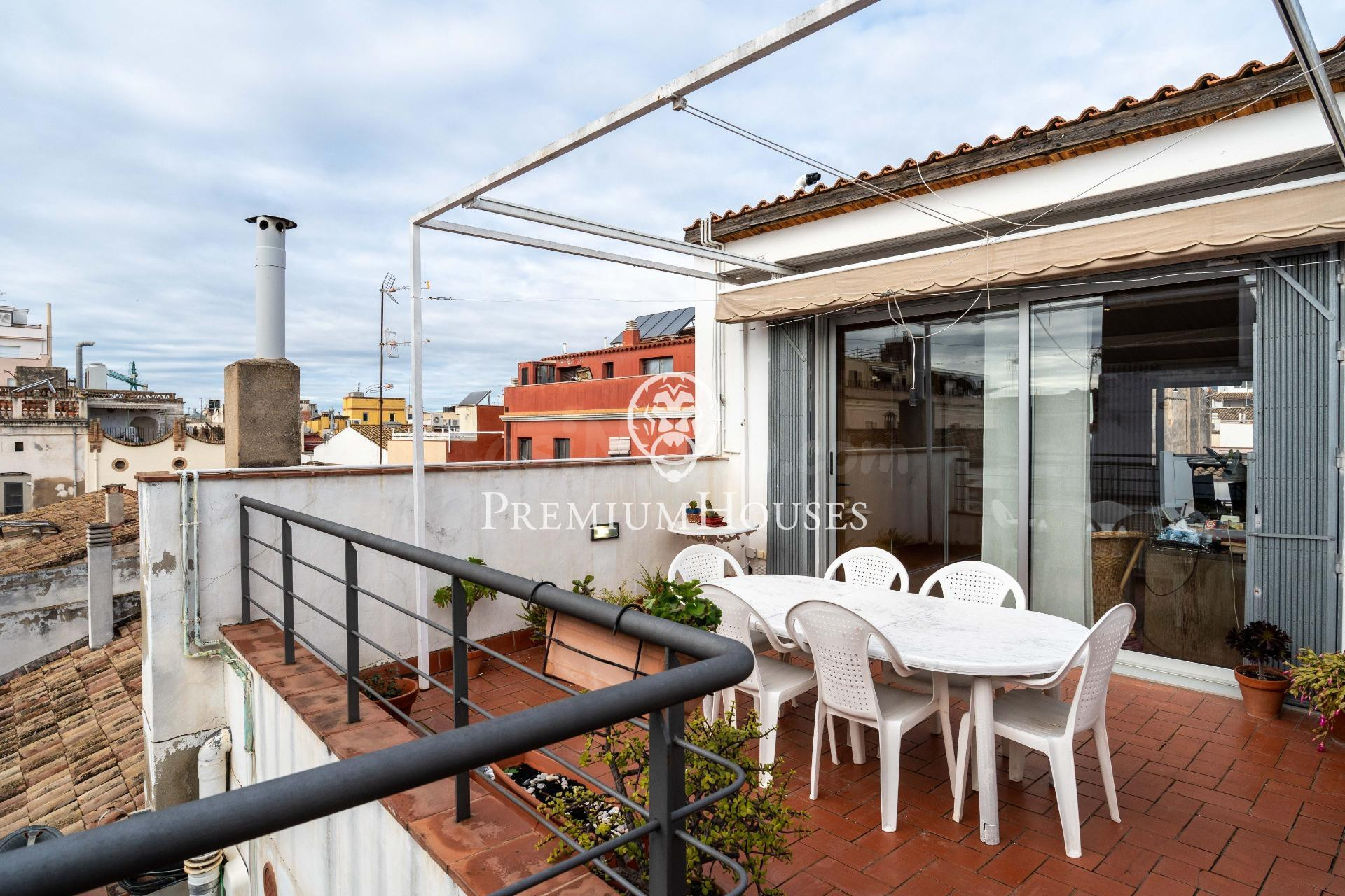 Ático con terrazas y vistas en el centro