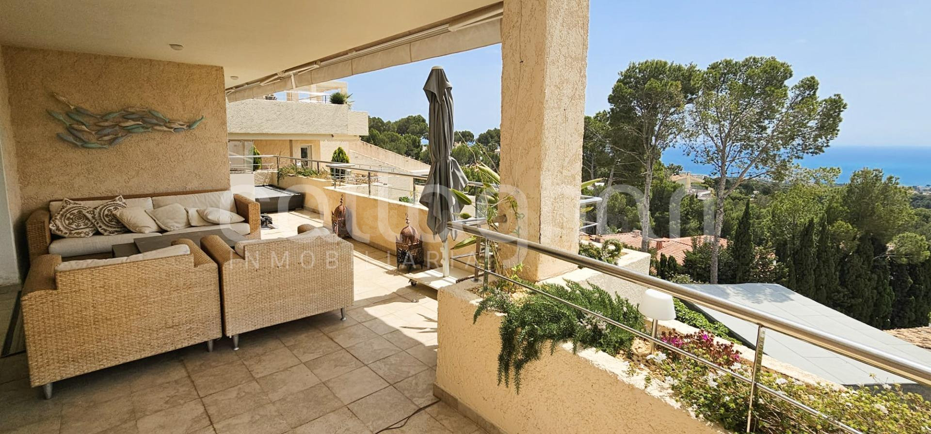 Apartamento de lujo en la Sierra de Altea con vistas panorám