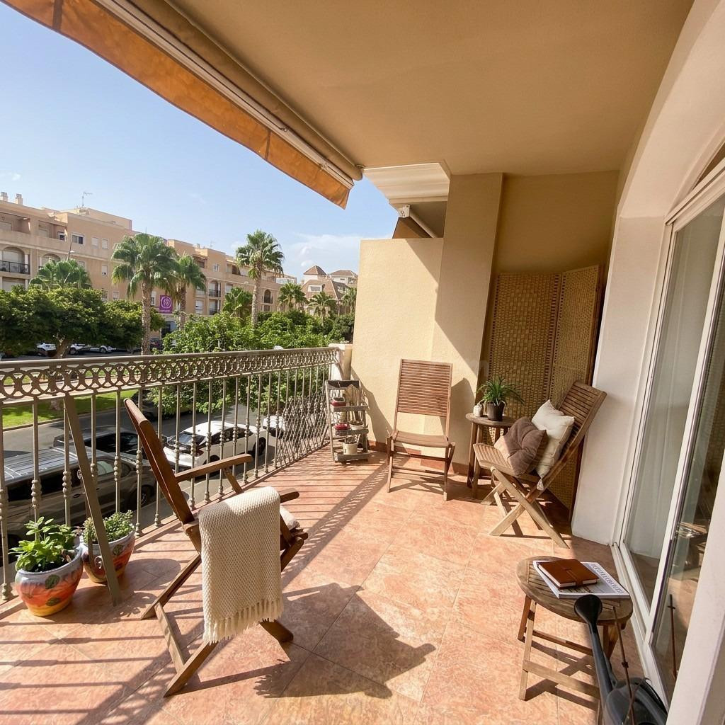 Acogedor piso en Las Salinas, Roquetas de Mar - €165.000