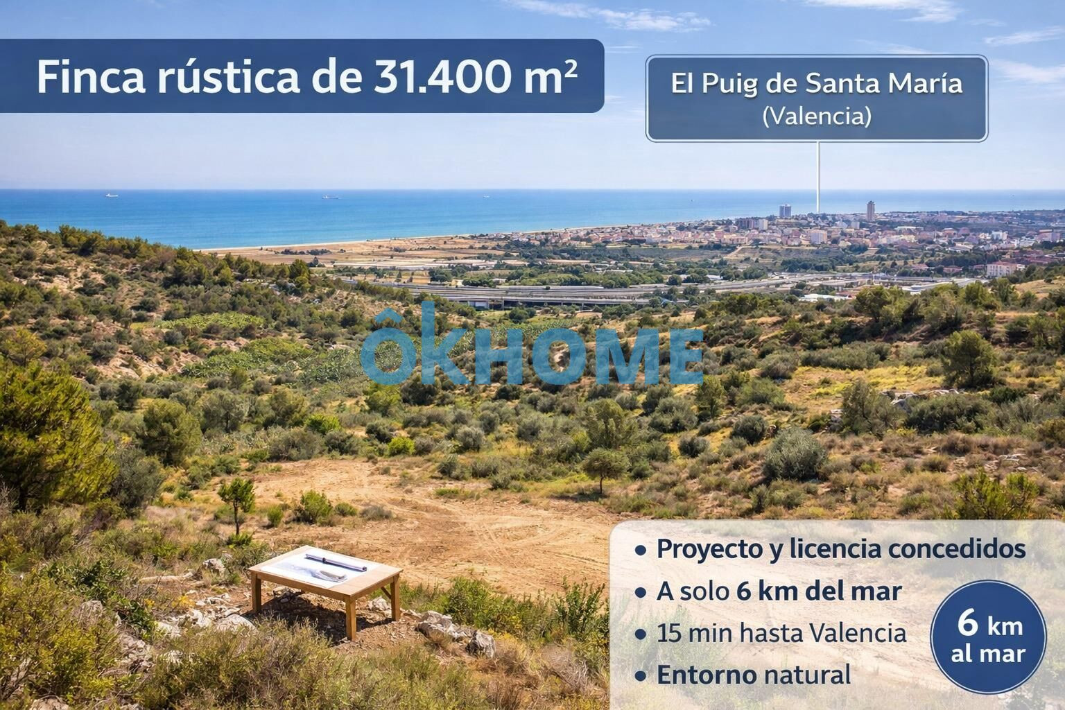 TERRENO RUSTICO EN EL PUIG