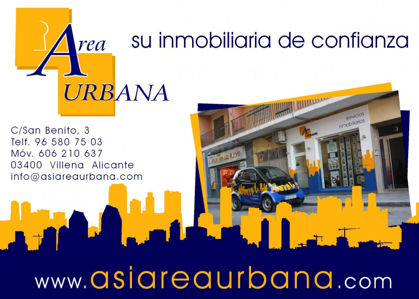 ALQUILA LOCAL COMERCIAL EN VILLENA