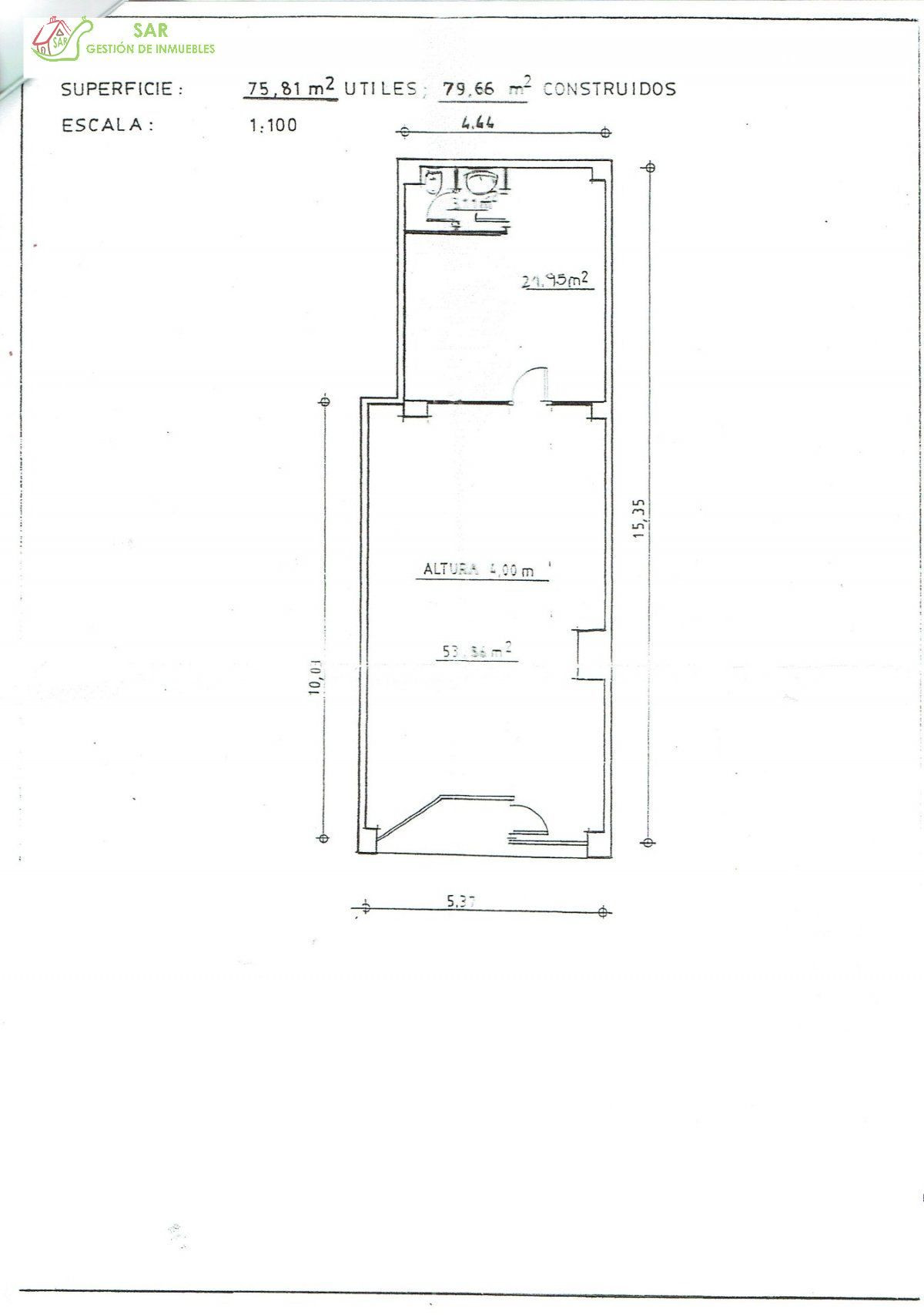 Se vende localen zona SAN MARTÍN. SARVIVIENDA.