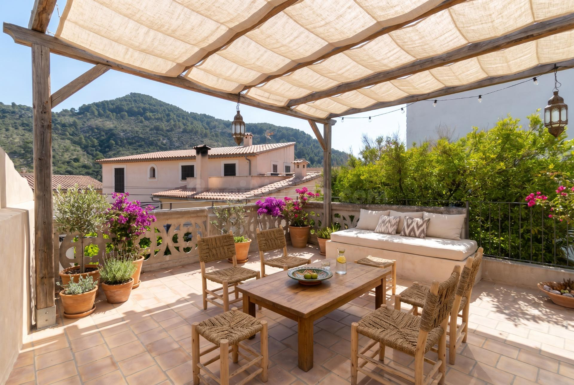 Casa rustica de pueblo en Puigpunyent