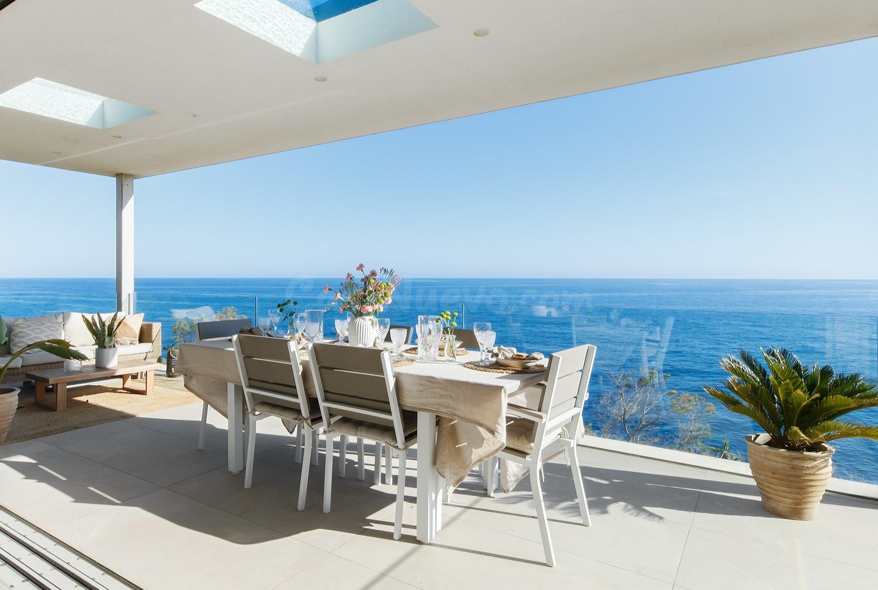 Villa moderna con vistas al Mediterráneo en Porto Cristo
