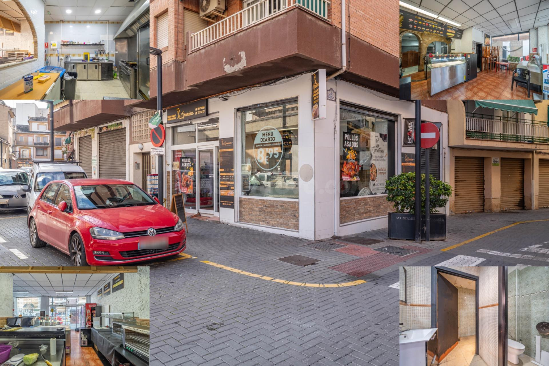 TRASPASO DE NEGOCIO DE ALIMENTACION PARA LLEVAR EN CENTRO DE MARACENA. GRAN OPORTUNIDAD!!!
