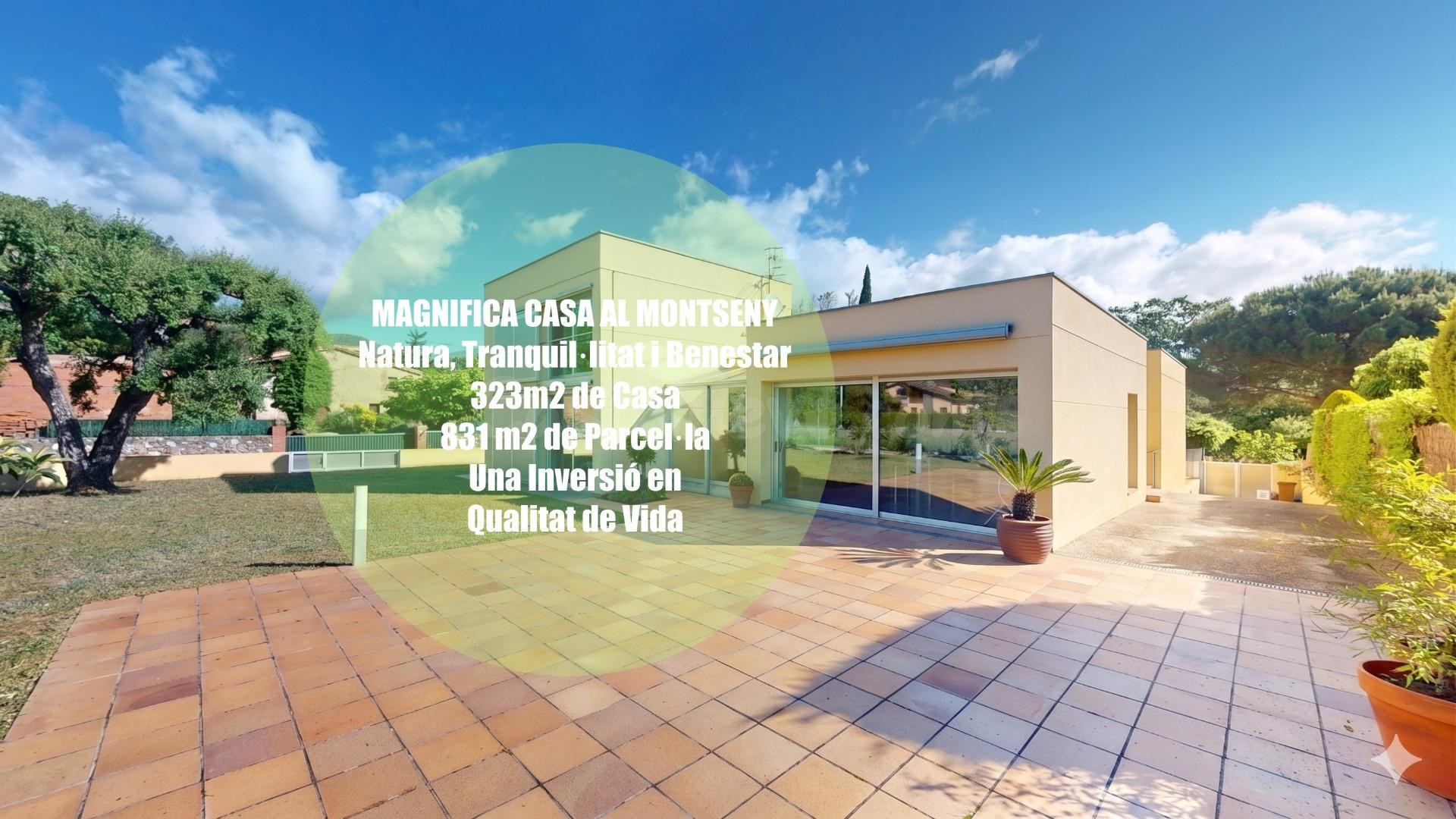 Magnífica casa en Can Cruixent con Vistas al Montseny
