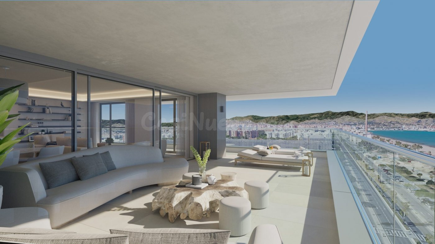 Increíbles apartamentos de lujo con vista al mar en Málaga