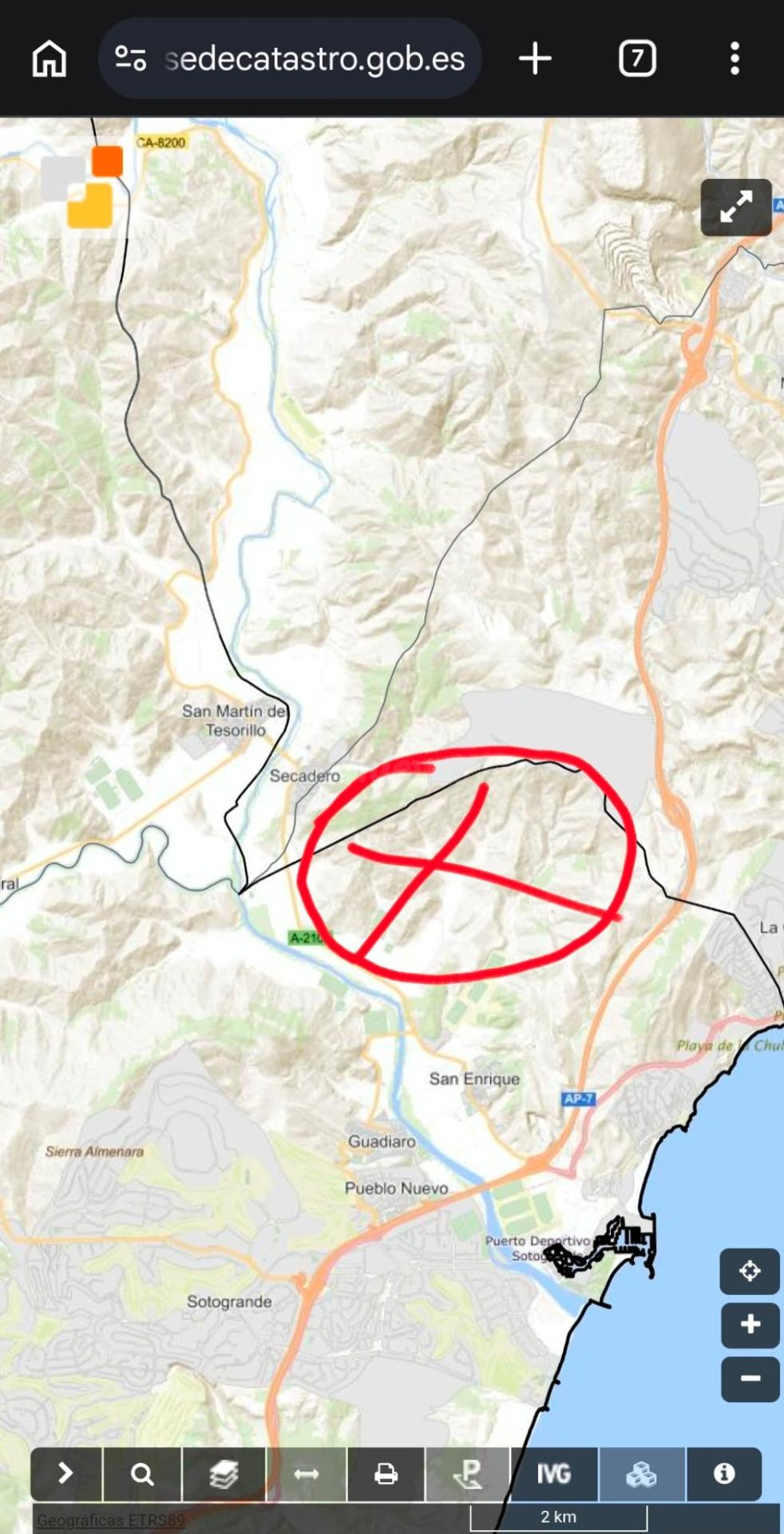 Terreno a la venta en el término de San Roque, partido de Guadiaro