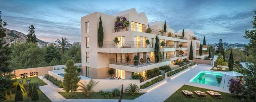 El atico con piscina privada en la nueva promocion en Torremolinos