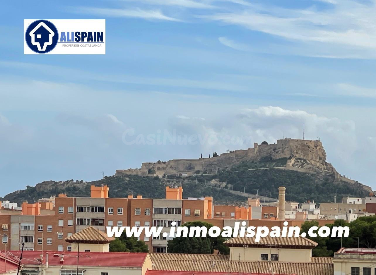 PISO LUMINOSO TODO EXTERIOR - VISTAS DESPEJADAS AL CASTILLO SANTA BÁRBARA - LOS ÁNGELES ALICANTE