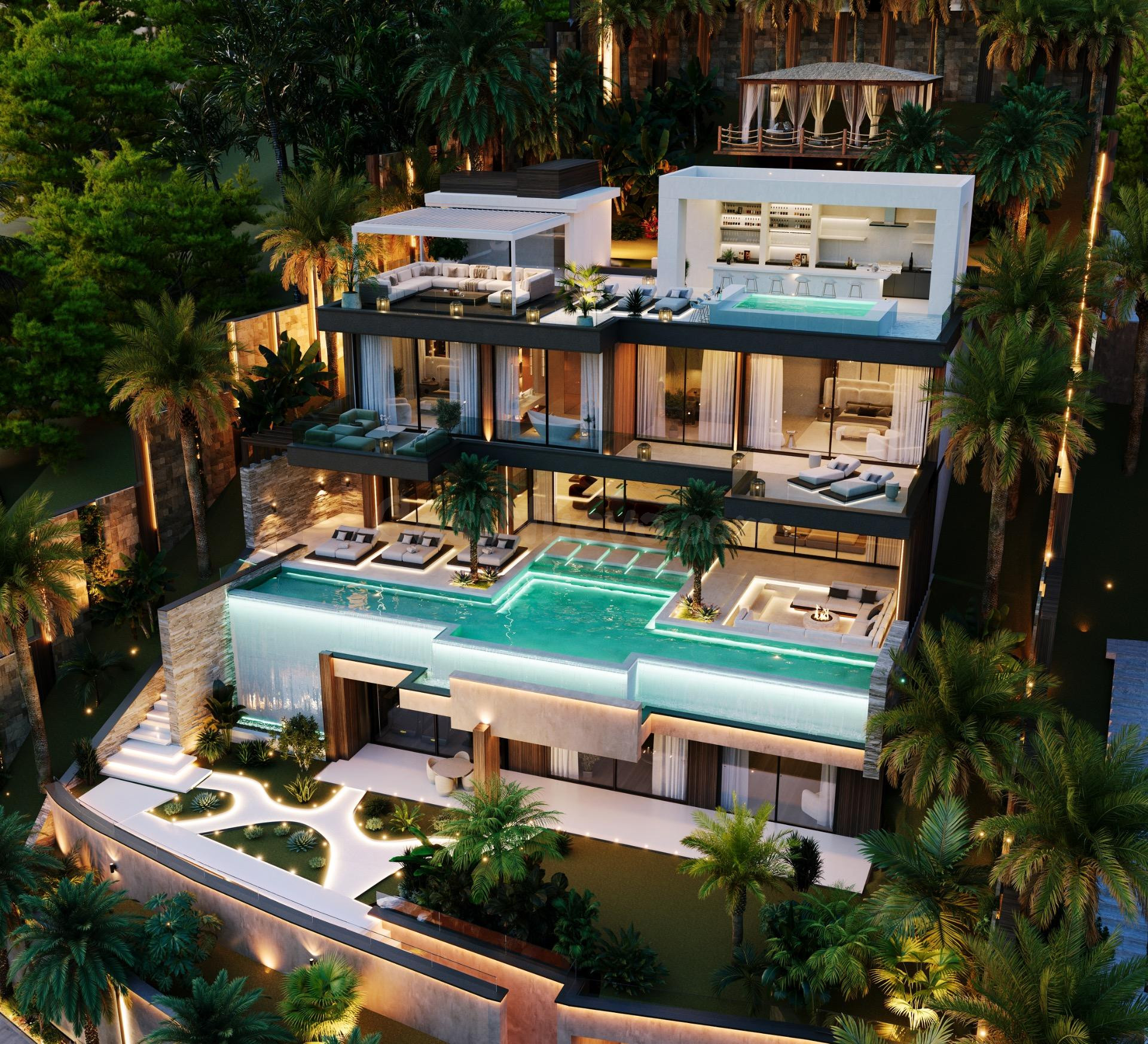 Exclusiva Villa en Proyecto en Alto de los Monteros, Marbella