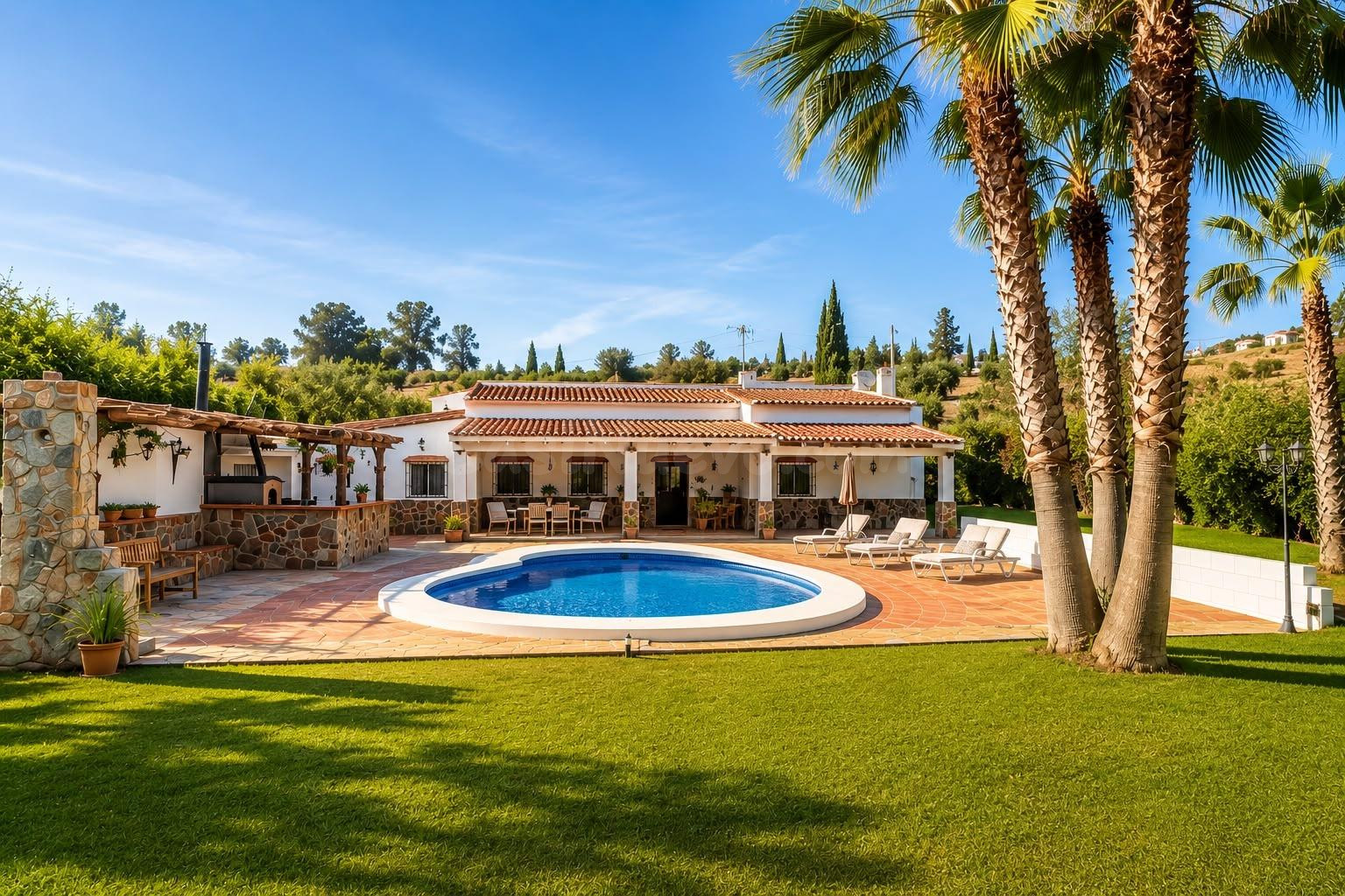 CASA DE CAMPO EXCLUSIVA CON PISCINA PRIVADA, 2.500 M2 DE TERRENO Y VISTAS A LA MONTAÑA – CÁRTAMA ESTACIÓN, MÁLAGA