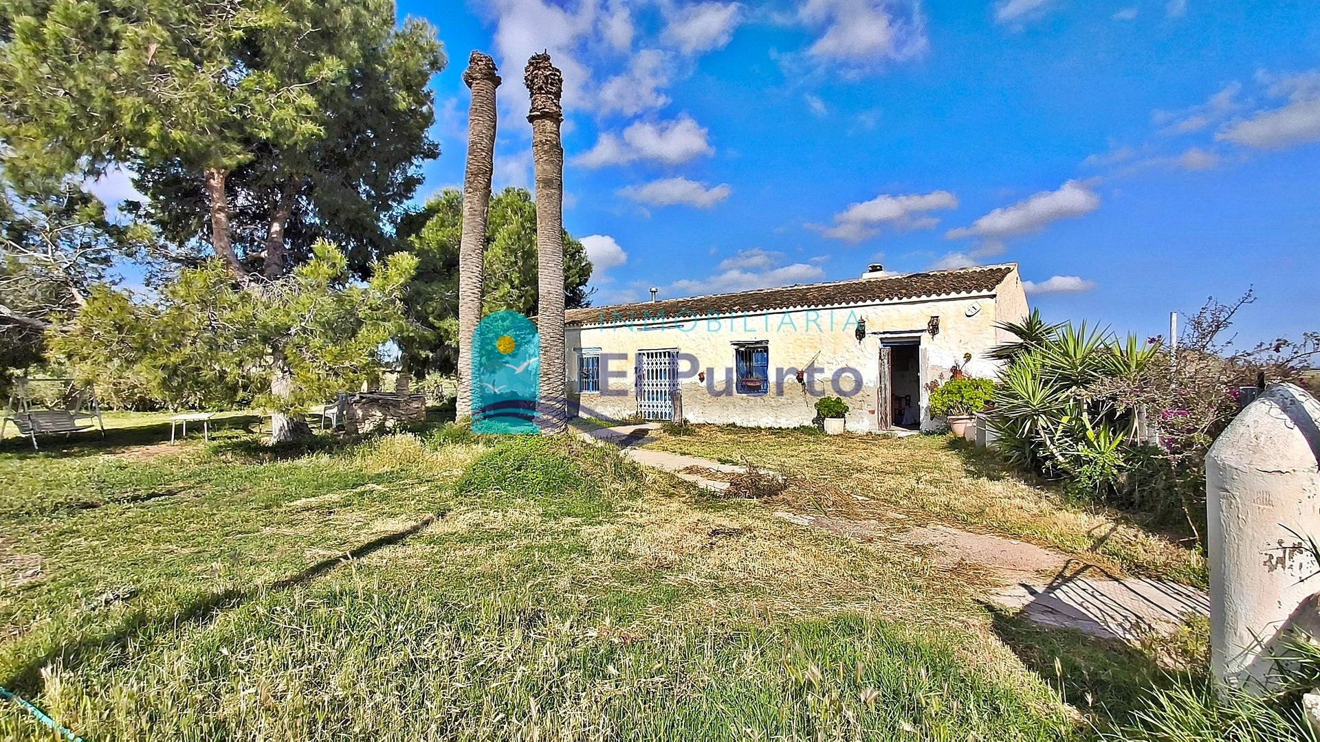CASA DE CAMPO CON GRAN TERRENO JUNTO A LAS MINAS DE MAZARRÓN - REF 1751