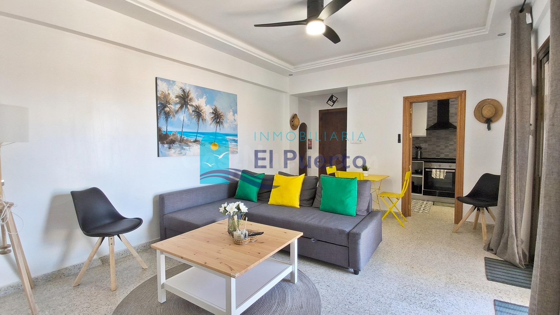 APARTAMENTO REFORMADO EN PUERTO DE MAZARRÓN – REF 1759