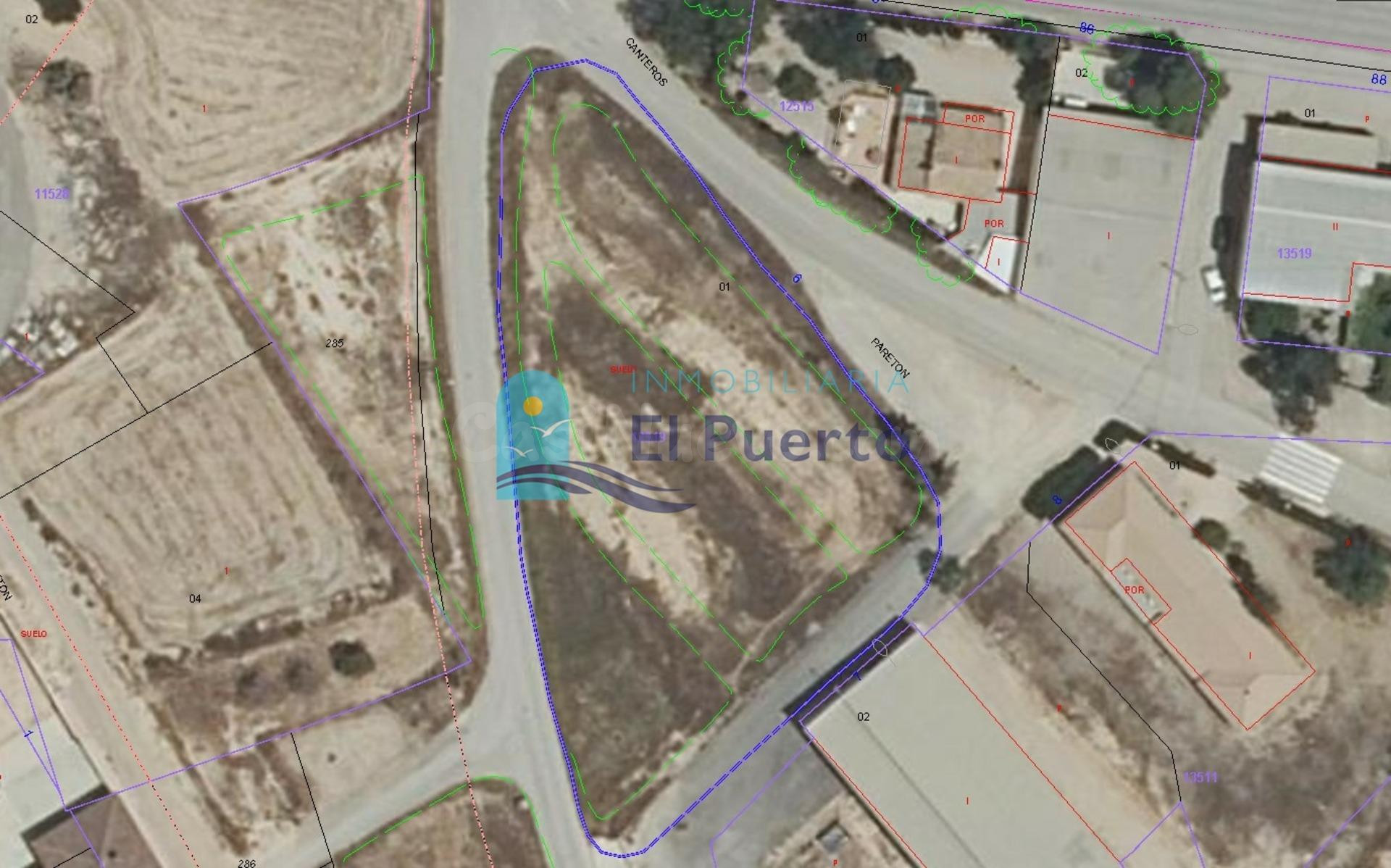 PARCELA URBANA ESQUINERA JUNTO A LA CARRETERA NACIONAL, EL PARETÓN - TOTANA - REF 2035